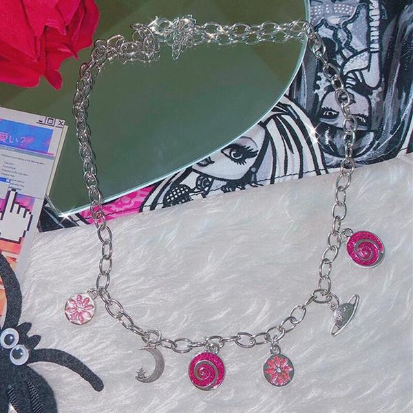 pendant necklaces y2k jewelry universe planet moon necklace for women metal punk fashion harajuku vintage charms 90s aesthetic gift, Silver
pendant necklaces y2k jewelry universe planet moon necklace for women metal punk fashion harajuku vintage charms 90s aesthetic gift, Silver