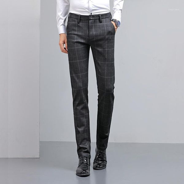 spring/autumn men's casual pants long slim trendy plaid fashion business stretch high-end quality, Black
spring/autumn men's casual pants long slim trendy plaid fashion business stretch high-end quality, Black
