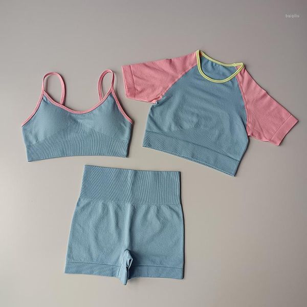 yoga outfit 3pcs patchwork color seamless sport set women 3pcs/set crop bra leggings suit workout fitness gym clothes
yoga outfit 3pcs patchwork color seamless sport set women 3pcs/set crop bra leggings suit workout fitness gym clothes