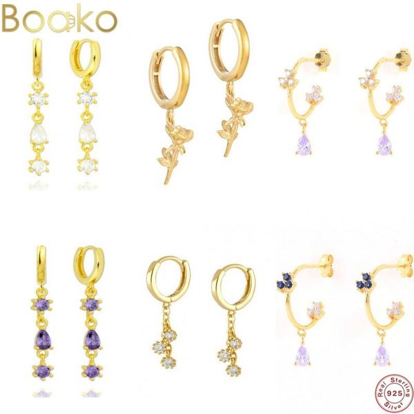 hoop & huggie boako white purple zircon ear piercing earring 925 sterling silver initial buckle charming earrings for women jewelry, Golden;silver
hoop & huggie boako white purple zircon ear piercing earring 925 sterling silver initial buckle charming earrings for women jewelry, Golden;silver