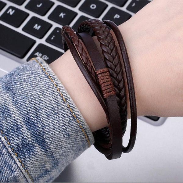 tennis fashion charm design leather rope minimalist woven bracelets jewelry for men his and hers accessories wholesale bulk, Golden;silver
tennis fashion charm design leather rope minimalist woven bracelets jewelry for men his and hers accessories wholesale bulk, Golden;silver