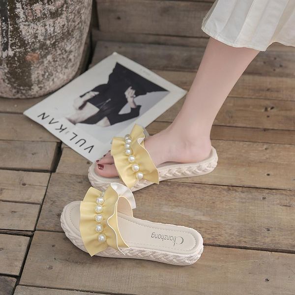 slippers shoes for girls womens outdoor slides platform fashion low shale female beach pantofle string bead lady flat summer lux, Black
slippers shoes for girls womens outdoor slides platform fashion low shale female beach pantofle string bead lady flat summer lux, Black