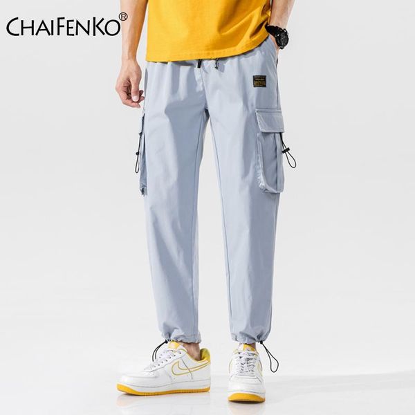 men solid color joggers pants summer 2021 mens big pockets cargo male harajuku streetwear overalls sweatpants men's, Black
men solid color joggers pants summer 2021 mens big pockets cargo male harajuku streetwear overalls sweatpants men's, Black
