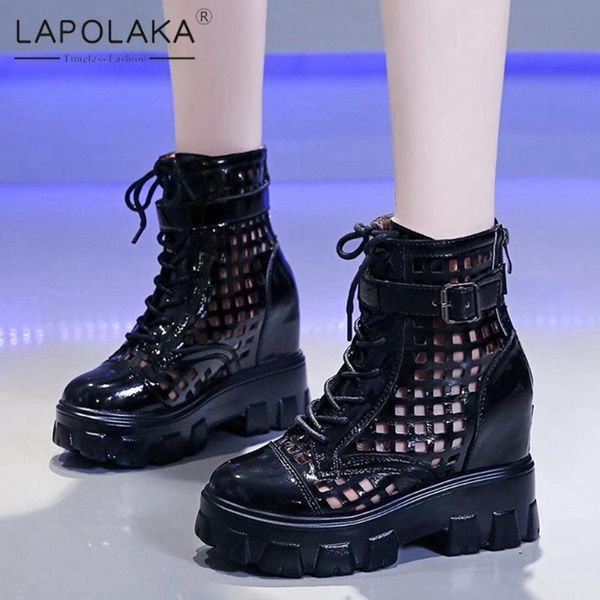 boots lapolaka 2021 arrivals ankle woman shoes wedge heels platform zip up black red summer ladies footwear
boots lapolaka 2021 arrivals ankle woman shoes wedge heels platform zip up black red summer ladies footwear