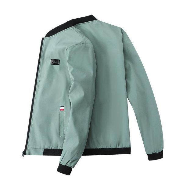 men's jacket spring autumn thin casual fashion stand collar baseball youth wear jackets, Black;brown
men's jacket spring autumn thin casual fashion stand collar baseball youth wear jackets, Black;brown