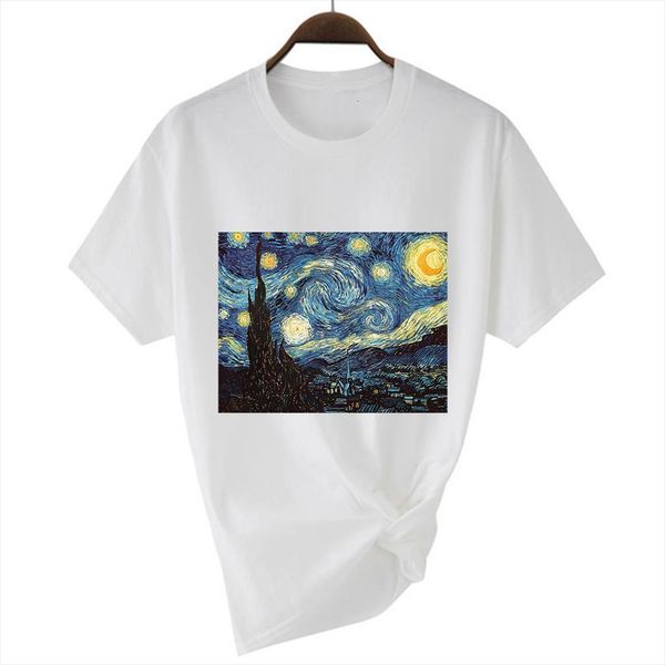 breathable aesthetic van gogh and mens t shirts womens fa very classic painting graphic women comfortable simplicity, White;black
breathable aesthetic van gogh and mens t shirts womens fa very classic painting graphic women comfortable simplicity, White;black