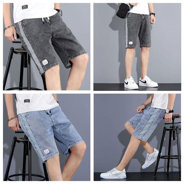 men's shorts 2021 korean fashion straight loose denim casual ins wind wild cotton five-point jeans, White;black
men's shorts 2021 korean fashion straight loose denim casual ins wind wild cotton five-point jeans, White;black