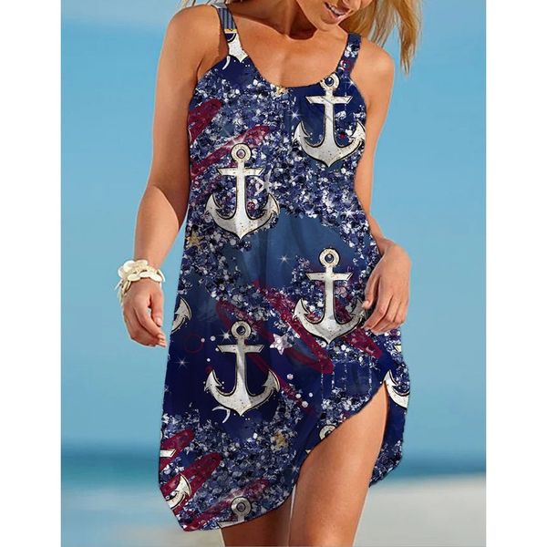 contentment long-sleeved round neck strap new style 3d printing loose summer beach seabed animal ocs sling sleeveless casual dress, Black;gray
contentment long-sleeved round neck strap new style 3d printing loose summer beach seabed animal ocs sling sleeveless casual dress, Black;gray
