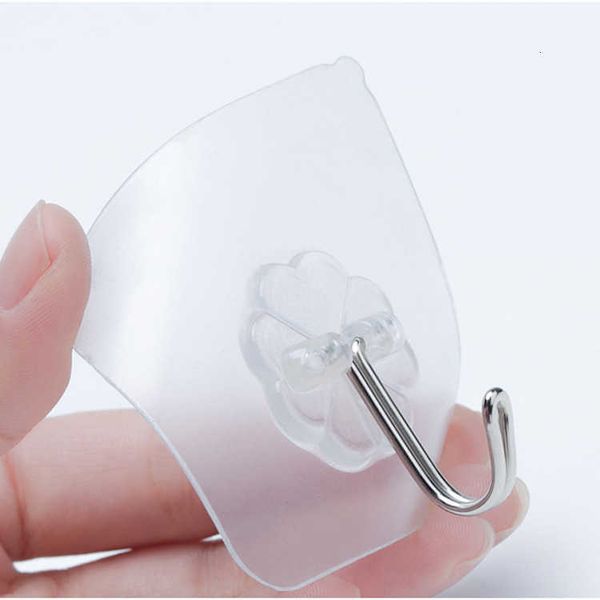 creative transparent frosted tracels stick hook kitchen wall nail bathroom door powerful suction cup
creative transparent frosted tracels stick hook kitchen wall nail bathroom door powerful suction cup