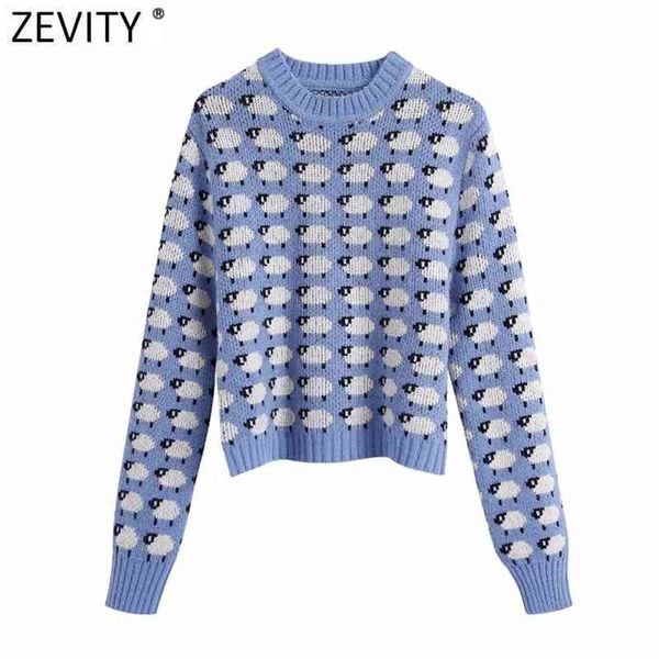 women fashion animal ribbed trims jacquard knitted sweater vintage o neck long sleeve female pullover chic s528 210416, White;black
women fashion animal ribbed trims jacquard knitted sweater vintage o neck long sleeve female pullover chic s528 210416, White;black