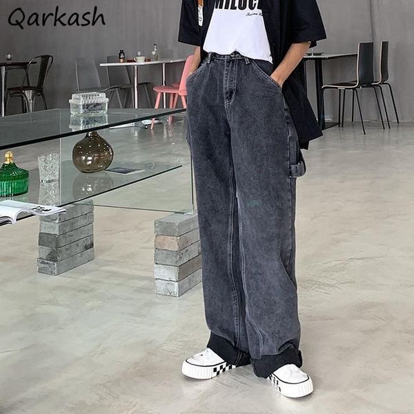 women's jeans women mopping solid grey straight high waist korean style trendy loose females trousers retro designer teenagers slender, Blue
women's jeans women mopping solid grey straight high waist korean style trendy loose females trousers retro designer teenagers slender, Blue