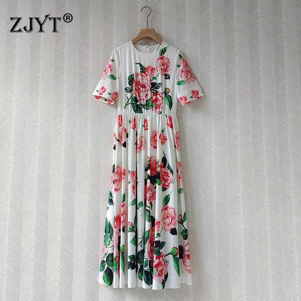 women's fashion short sleeve beading printing floral long maxi summer dress elegant designer party vestidos de mujer casual 210601, Black;gray
women's fashion short sleeve beading printing floral long maxi summer dress elegant designer party vestidos de mujer casual 210601, Black;gray