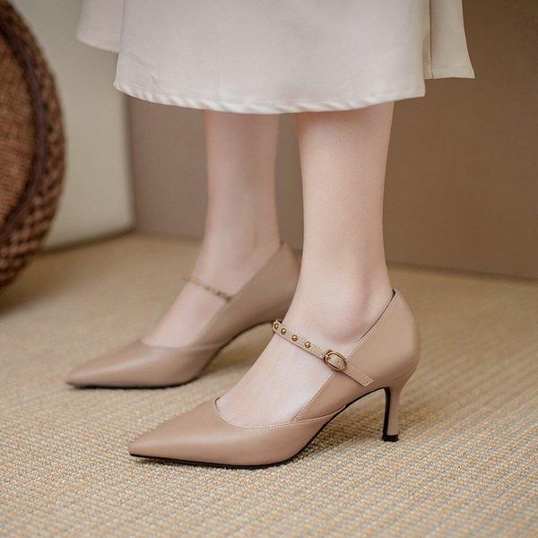 dress shoes nice high heels women retro shallow vogue pumps rivet buckle party escarpins femme, Black
dress shoes nice high heels women retro shallow vogue pumps rivet buckle party escarpins femme, Black