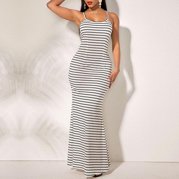 casual dresses missjoy striped print suspenders elegant open back cross lace up mermaid dress spring summer holiday beach clubwear maxi, Black;gray
casual dresses missjoy striped print suspenders elegant open back cross lace up mermaid dress spring summer holiday beach clubwear maxi, Black;gray