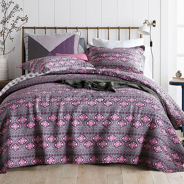 comforters & sets purple print bedspread quilt set 3pcs washed cotton quilts bed cover sheets shams ab-side king queen size quilted coverlet
comforters & sets purple print bedspread quilt set 3pcs washed cotton quilts bed cover sheets shams ab-side king queen size quilted coverlet