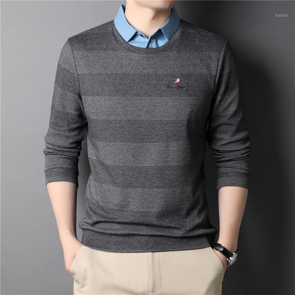 men's sweaters solid color men lapel sweater fake two-piece pullover fashion casual classic long sleeve knitted sweaterr shirt male, White;black
men's sweaters solid color men lapel sweater fake two-piece pullover fashion casual classic long sleeve knitted sweaterr shirt male, White;black