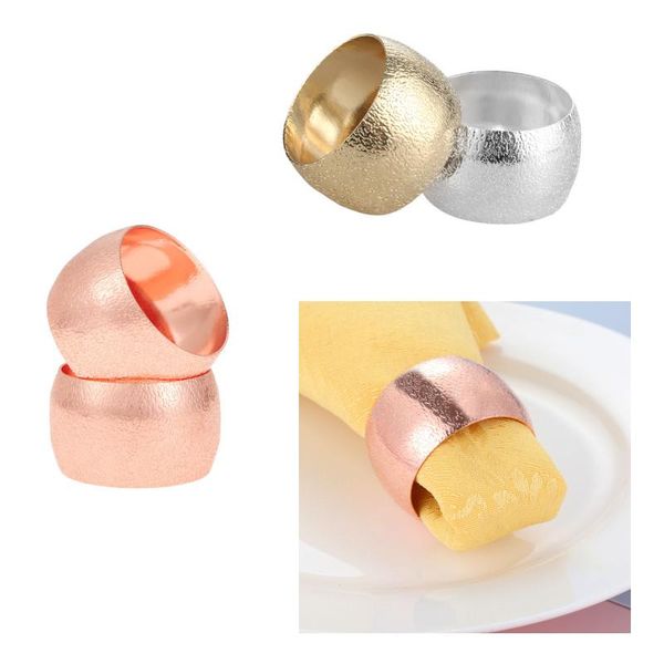 napkin rings 6pcs/set ring embossing pattern round napkins holder serviette buckle gold/silver/rose gold table decor wedding party
napkin rings 6pcs/set ring embossing pattern round napkins holder serviette buckle gold/silver/rose gold table decor wedding party