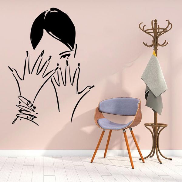 wall stickers modern nail salon sticker decor for beauty decoration art decal murals adesivo de parede
wall stickers modern nail salon sticker decor for beauty decoration art decal murals adesivo de parede