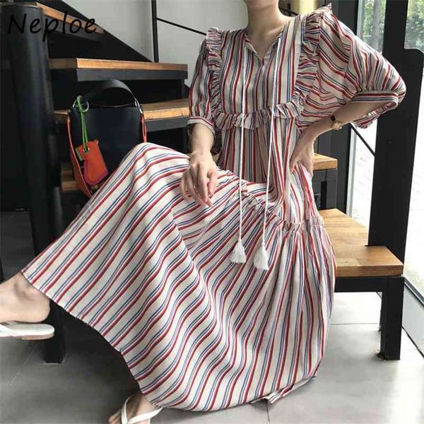 vertical stripes fungus patchwork dress women chic french retro v-neck drawstring big swing dresses summer vestidos 210422, Black;gray
vertical stripes fungus patchwork dress women chic french retro v-neck drawstring big swing dresses summer vestidos 210422, Black;gray