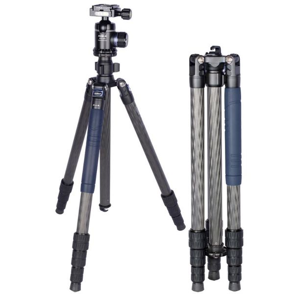 tripods aoka ak254c tripod carbon fiber lighweight camera stands with kk33 ball head 4 section max loading 13kg
tripods aoka ak254c tripod carbon fiber lighweight camera stands with kk33 ball head 4 section max loading 13kg