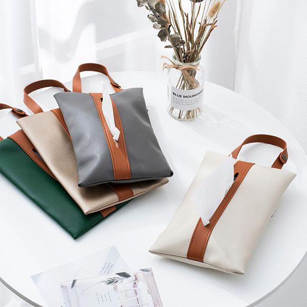 tissue boxes & napkins exquisite case napkin box with zipper pu leather pumping towel papers bag lanyard hanging pouch home car decor
tissue boxes & napkins exquisite case napkin box with zipper pu leather pumping towel papers bag lanyard hanging pouch home car decor