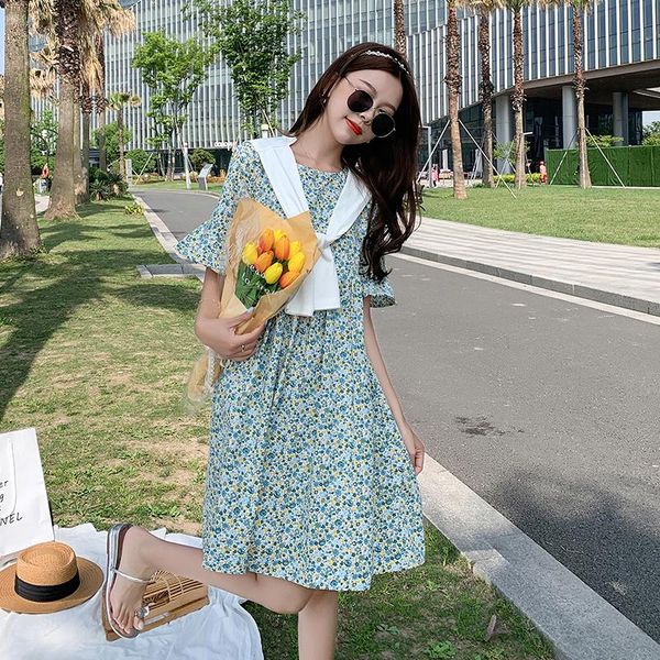 maternity dresses 77236# dress summer cotton short sleeves loose midi floral plus size pregnancy pregnant women mom, White
maternity dresses 77236# dress summer cotton short sleeves loose midi floral plus size pregnancy pregnant women mom, White