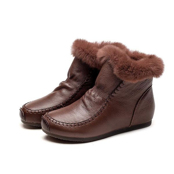 boots winter warm snow women's leather fur mouth side zipper ankle plus cotton mother shoes womens comfort, Black
boots winter warm snow women's leather fur mouth side zipper ankle plus cotton mother shoes womens comfort, Black