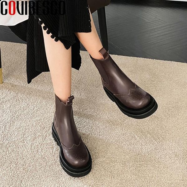 boots covibesco retro casual ankle for women 2021 autumn winter platform shoes woman genuine leather fretwork basic, Black
boots covibesco retro casual ankle for women 2021 autumn winter platform shoes woman genuine leather fretwork basic, Black