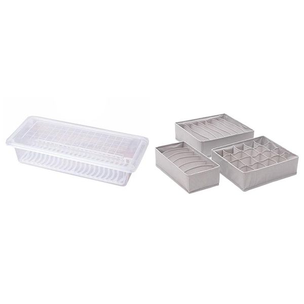 storage bottles & jars 6pcs non-woven fabric underwear organizer bras socks drawer foldable box
storage bottles & jars 6pcs non-woven fabric underwear organizer bras socks drawer foldable box