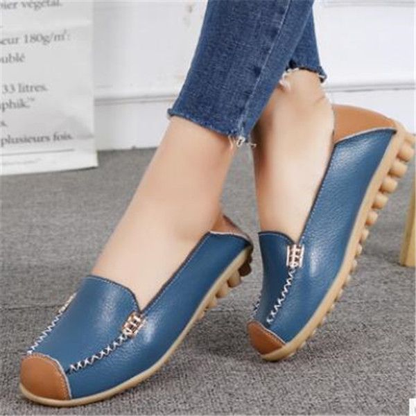 spring and summer style single shoes leather shoe mother nurse lace-up flat bottom casual comfortable durable women size 35-44, Black
spring and summer style single shoes leather shoe mother nurse lace-up flat bottom casual comfortable durable women size 35-44, Black