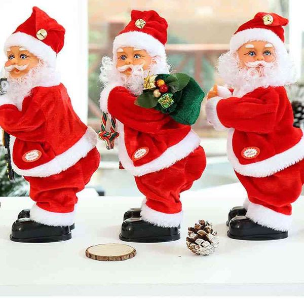 christmas new electric hip twisting santa claus with music children's gift toy mall window display
christmas new electric hip twisting santa claus with music children's gift toy mall window display