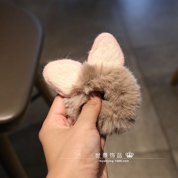 cYO korean dongdamen cartoon plush rubber band tu headdresschildren's hair accessories headdress rabbit ear hair circle girl's rubber band, Slivery;white
cYO korean dongdamen cartoon plush rubber band tu headdresschildren's hair accessories headdress rabbit ear hair circle girl's rubber band, Slivery;white