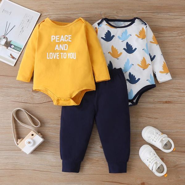 clothing sets kids 3pcs long sleeves pants spring toddler boys girls tracksuit baby pajamas children, White
clothing sets kids 3pcs long sleeves pants spring toddler boys girls tracksuit baby pajamas children, White