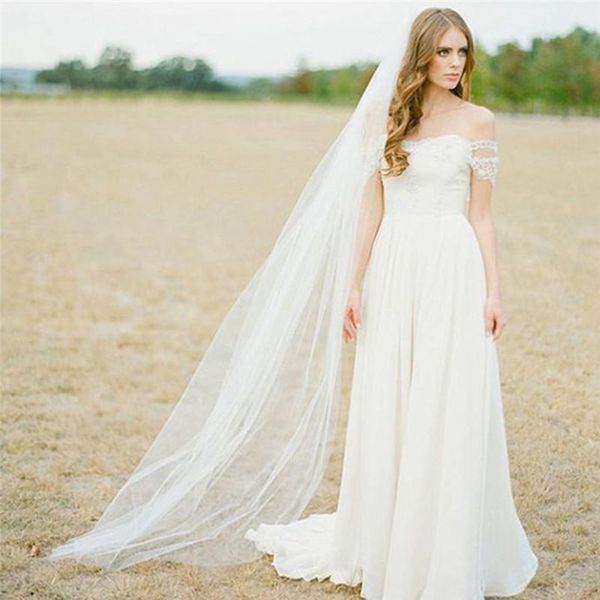 bridal veils wedding 2 meters one layer long veil with comb ivory white elegant bride voile mariage accessories, Black
bridal veils wedding 2 meters one layer long veil with comb ivory white elegant bride voile mariage accessories, Black