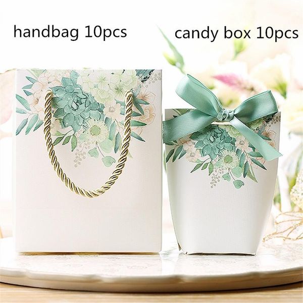 gift wrap 10/pcs green floral printing candy box hand bags with packaging for jewelry christmas regalo pouches
gift wrap 10/pcs green floral printing candy box hand bags with packaging for jewelry christmas regalo pouches