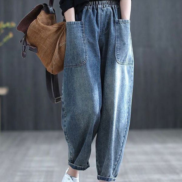 jeans high waist boyfriend jeans for women 2021 spring fashion streetwear washed down female vintage deniharem denim pants, Blue
jeans high waist boyfriend jeans for women 2021 spring fashion streetwear washed down female vintage deniharem denim pants, Blue