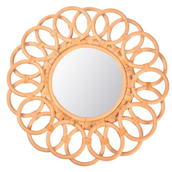 mirrors rattan mirror nodic style decorative wall creative art decoration round hanging home decor
mirrors rattan mirror nodic style decorative wall creative art decoration round hanging home decor