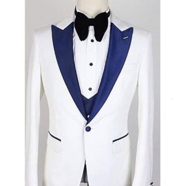 men's suits & blazers brand groomsmen white groom tuxedos peak lapel men wedding man bridegroom (jacket + pants vest bow tie) l220, White;black
men's suits & blazers brand groomsmen white groom tuxedos peak lapel men wedding man bridegroom (jacket + pants vest bow tie) l220, White;black