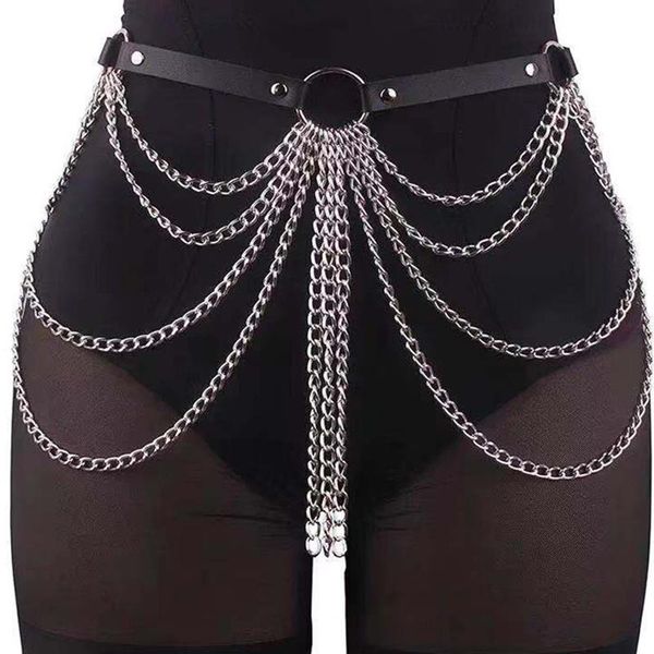 belts 1pc women leather body harness chain belt goth punk style waist accessories strap adjustable festival girls fashion jewelry, Black;brown
belts 1pc women leather body harness chain belt goth punk style waist accessories strap adjustable festival girls fashion jewelry, Black;brown
