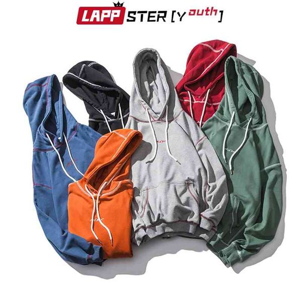 men colorful streetwaer harajuku hoodie spring mens korean vintage sweatshirts male embroidery hooded 210420, Black
men colorful streetwaer harajuku hoodie spring mens korean vintage sweatshirts male embroidery hooded 210420, Black