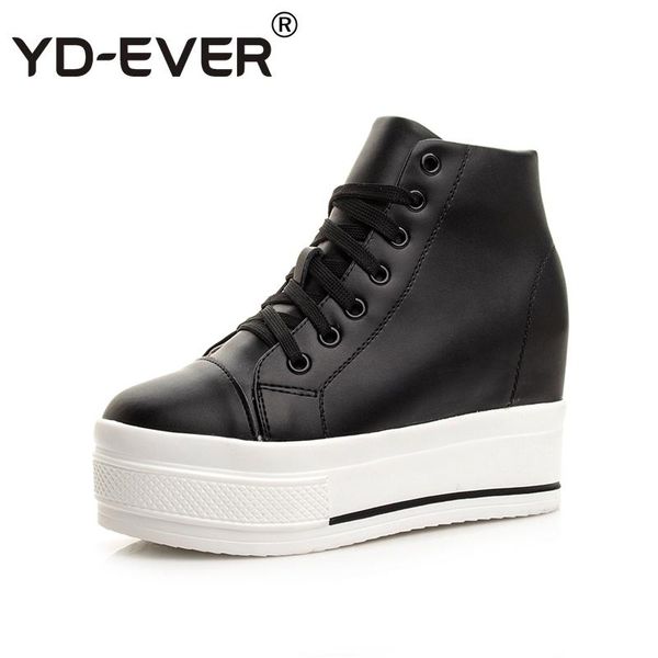 dress shoes yd-ever genuine leather women casual platform wedge winter warm fur pumps height increasing sneakers high boots, Black
dress shoes yd-ever genuine leather women casual platform wedge winter warm fur pumps height increasing sneakers high boots, Black