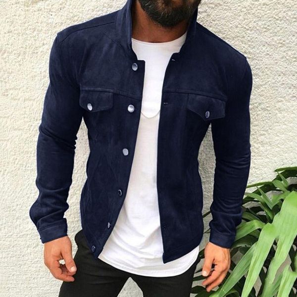 men's jackets 2021 spring autumn casual solid fashion slim bomber jacket men overcoat baseball button men's coats 6, Black;brown
men's jackets 2021 spring autumn casual solid fashion slim bomber jacket men overcoat baseball button men's coats 6, Black;brown
