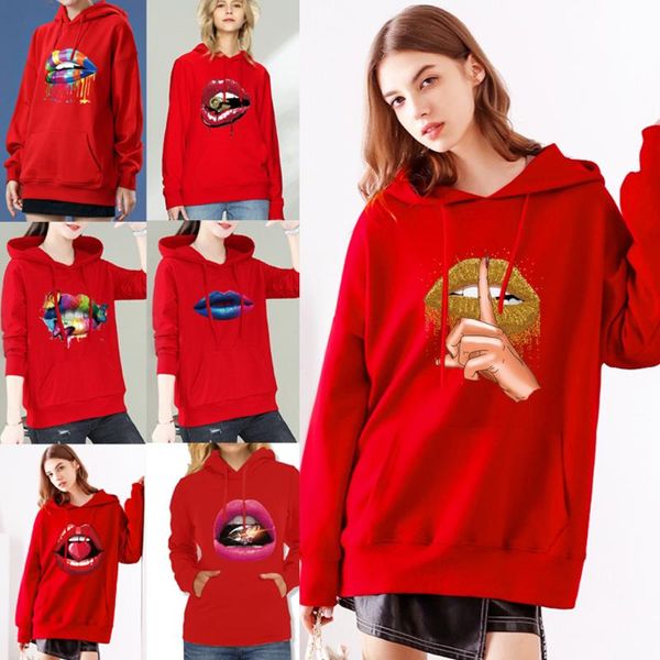 women's hoodies & sweatshirts women streetwear sweatshirt long sleeve harajuku mouth print all-match pullover clothes casual korean hoo, Black
women's hoodies & sweatshirts women streetwear sweatshirt long sleeve harajuku mouth print all-match pullover clothes casual korean hoo, Black
