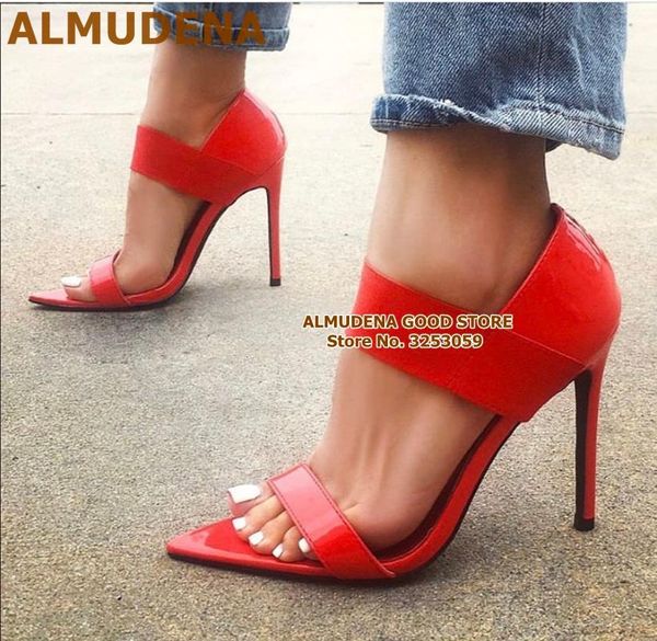 elastic band pointed toe high heel sandals patent leather snakeskin patchwork dress shoes wedding pumps dropship, Black
elastic band pointed toe high heel sandals patent leather snakeskin patchwork dress shoes wedding pumps dropship, Black