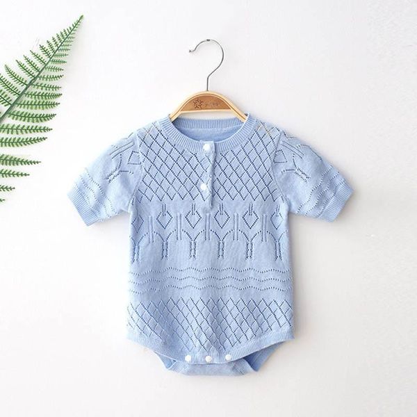 rompers summer baby bodysuits short sleeves born boys girls 100%cotton knitted onesie body toddler infant kids jumpsuits outfit 0-18m, Blue
rompers summer baby bodysuits short sleeves born boys girls 100%cotton knitted onesie body toddler infant kids jumpsuits outfit 0-18m, Blue