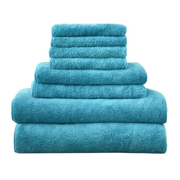 towel comfortable soft set solid color hand/face/hair/bath towels machine washable standard size 8pcs /lot quick-dry
towel comfortable soft set solid color hand/face/hair/bath towels machine washable standard size 8pcs /lot quick-dry