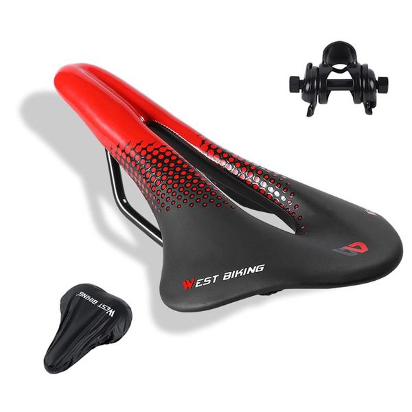 bike saddles west biking bicycle seats mountain comfortable seat cushion saddle breathable pad 
bike saddles west biking bicycle seats mountain comfortable seat cushion saddle breathable pad