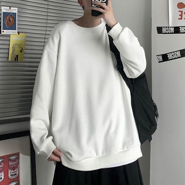 men's hoodies & sweatshirts pr 2021 solid color male oversized streetwear thicken hooded casual loose, Black
men's hoodies & sweatshirts pr 2021 solid color male oversized streetwear thicken hooded casual loose, Black