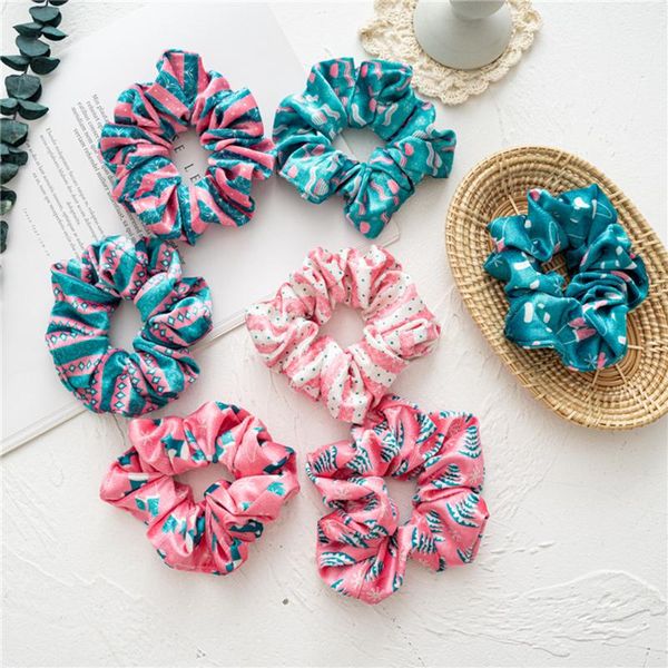 hair accessories velvet rope printing elastic bands ponytail holder christmas scrunchies xmas winter female headdress
hair accessories velvet rope printing elastic bands ponytail holder christmas scrunchies xmas winter female headdress