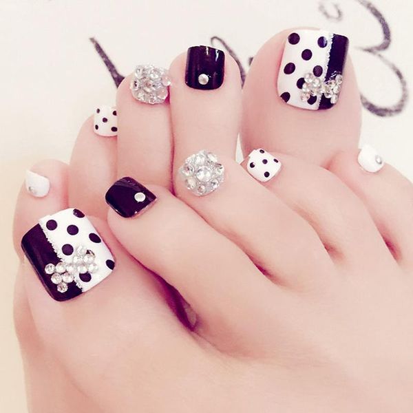 design senior bride wedding toe false nail black and white butterfly j311, Red;gold
design senior bride wedding toe false nail black and white butterfly j311, Red;gold